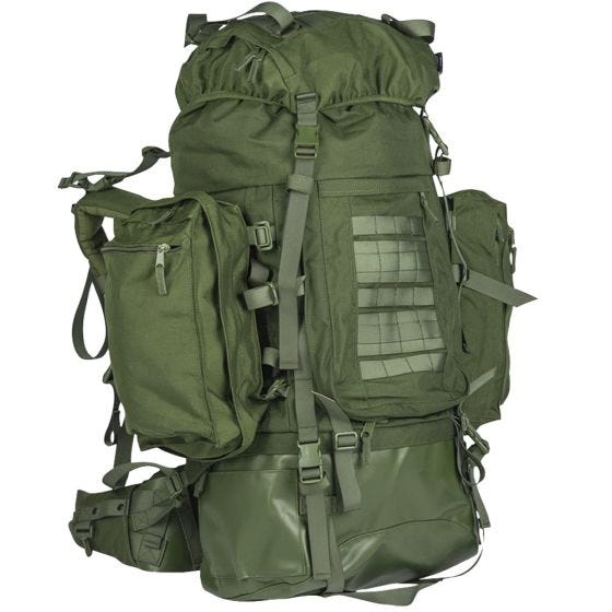 Mochila Teesar 100 L Verde-Azeitona