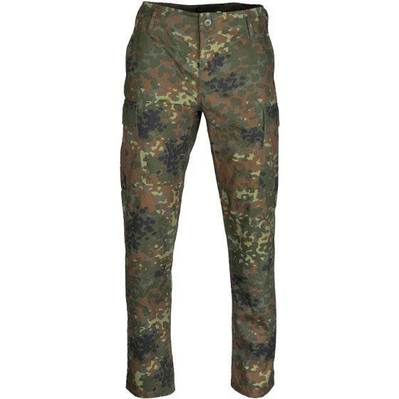 Teesar Calças US BDU Ripstop SlimFit Flecktarn