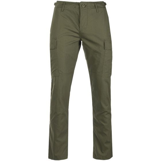 Calças Teesar US BDU Ripstop SlimFit - Verde-Azeitona