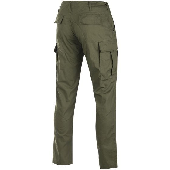Calças Teesar US BDU Ripstop SlimFit - Verde-Azeitona