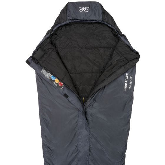 Saco-cama Múmia Highlander Trekker 150 - Carvão