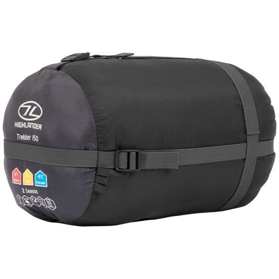 Saco-cama Múmia Highlander Trekker 150 - Carvão