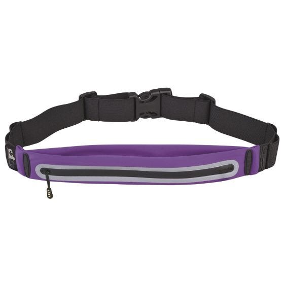 Bolsa de cintura Ultimate Performance Ease Runners Expandable - Purple/Reflective