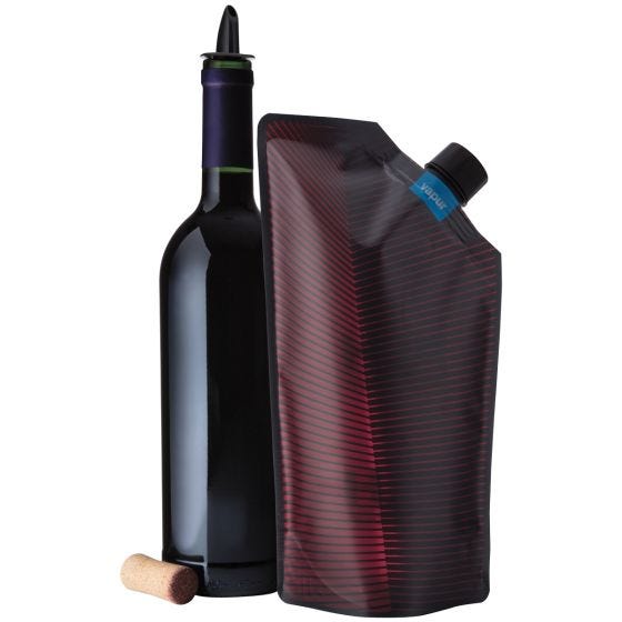 Garrafa Vapur Vintage Wine - Maroon