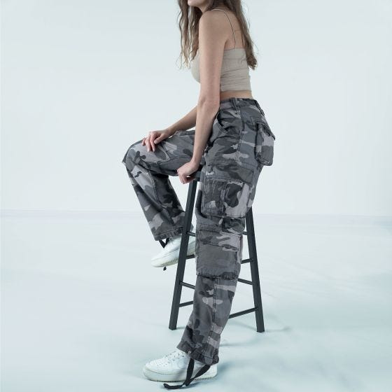 Calças Surplus Airborne Vintage Mulher - Night Camo