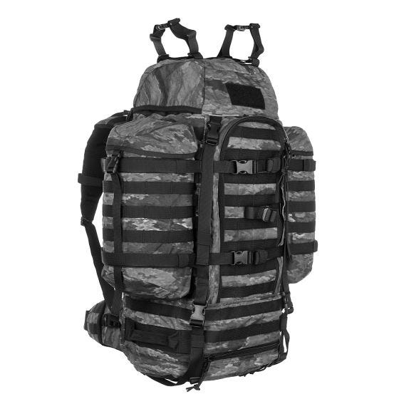Mochila Wisport Wildcat 65 L - A-TACS GHOST
