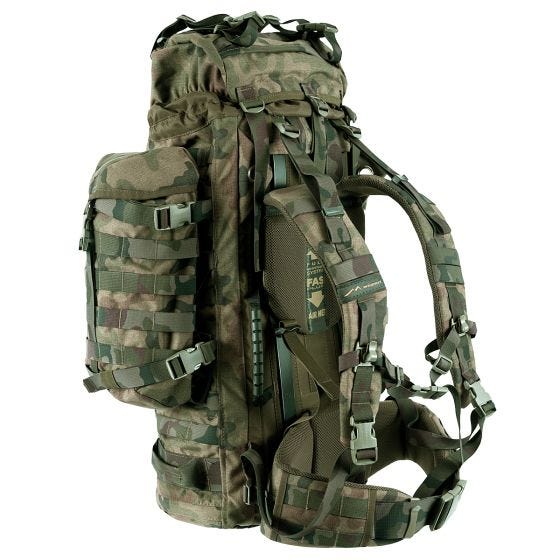 Mochila Wisport Wildcat 65 L - PL Woodland