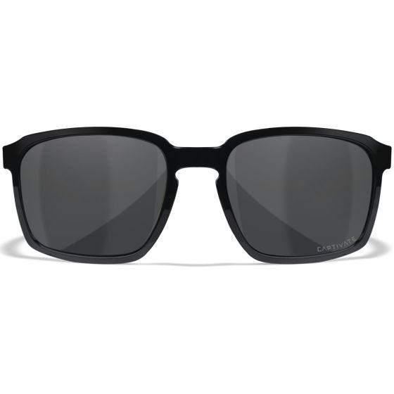 Óculos Wiley X WX Alfa - Captivate Polarized Grey Lenses / Gloss Black Frame