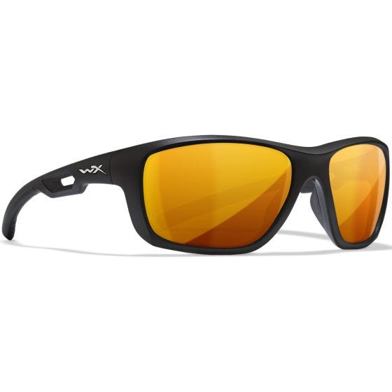 Óculos Wiley X WX Aspect - Captivate Polarized Bronze Mirror Lens / Matte Black Frame