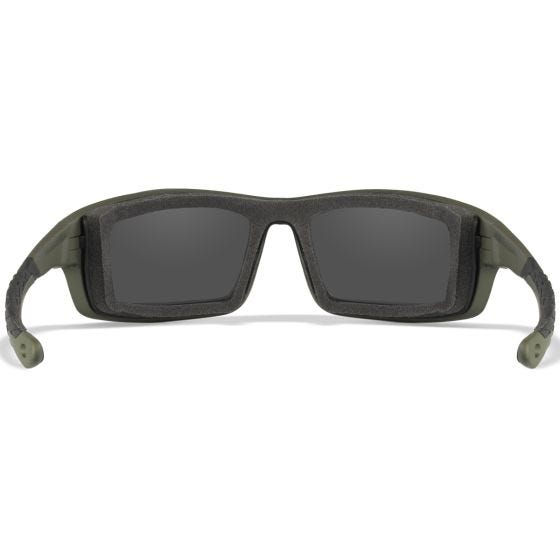 Óculos Wiley X WX Grid - Captivate Polarized Grey Mirror Lenses / Matte Utility Green Frame