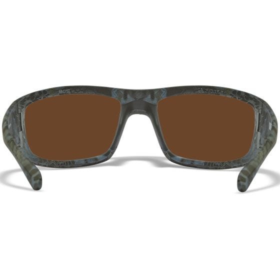 Óculos Wiley X WX Omega - Polarized Blue Mirror Lens / Gloss White Frame