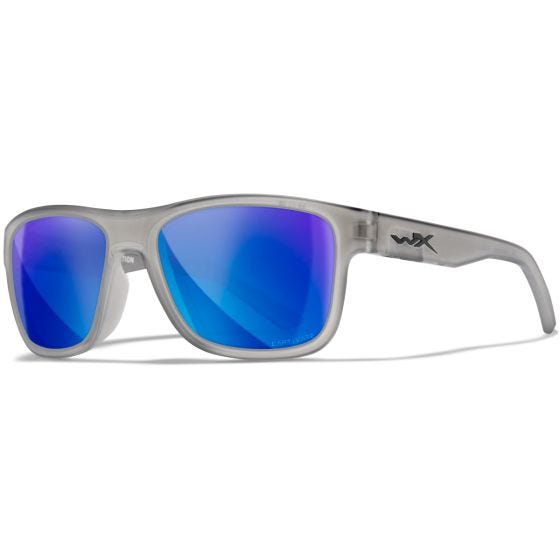 Óculos Wiley X WX Ovation - Captivate Polarized Blue Mirror Lenses / Matte Slate Frame
