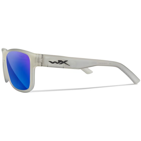 Óculos Wiley X WX Ovation - Captivate Polarized Blue Mirror Lenses / Matte Slate Frame