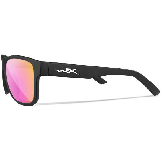Óculos Wiley X WX Ovation - Captivate Polarized Rose Gold Mirror Lenses / Matte Black Frame