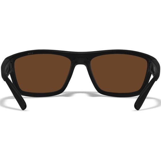 Óculos Wiley X WX Peak - Captivate Polarized Copper Lenses / Matte Black Frame
