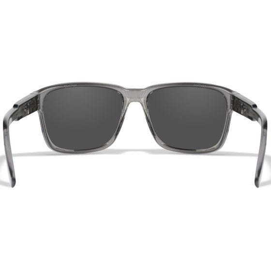 Óculos Wiley X WX Trek - Captivate Polarized Blue Mirror Lenses / Gloss Crystal Dark Grey Frame