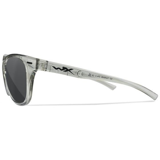 Óculos Wiley X WX Ultra - Captivate Polarized Grey Lenses / Gloss Crystal Light Grey Frame