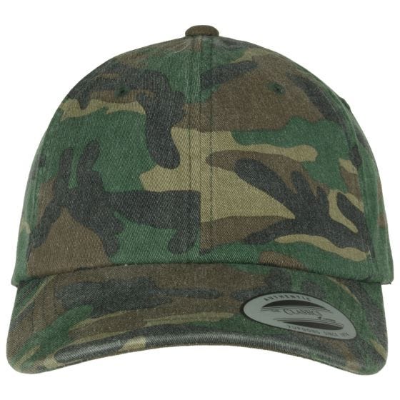 Boné YP Low Profile Camo Washed Lavagem Woodland