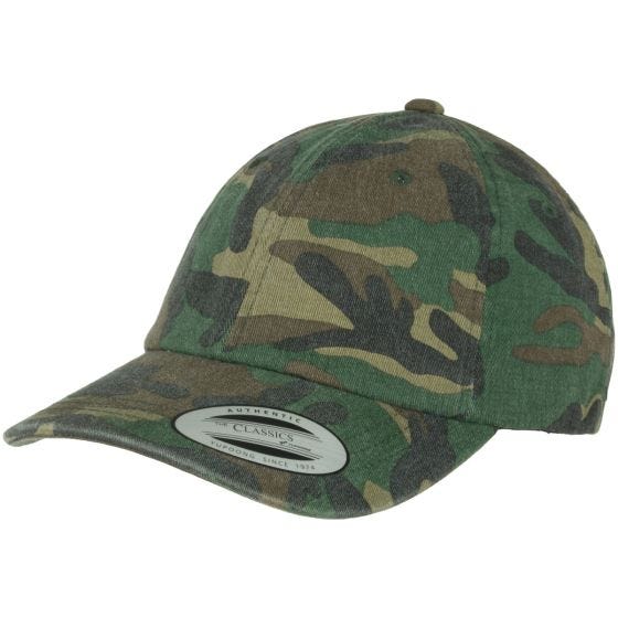 Boné YP Low Profile Camo Washed Lavagem Woodland
