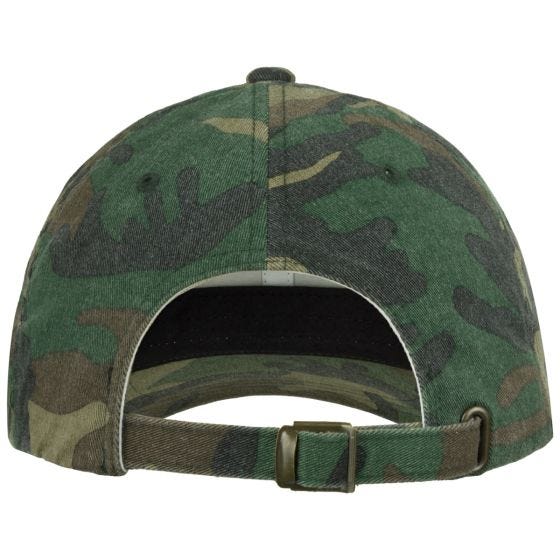 Boné YP Low Profile Camo Washed Lavagem Woodland
