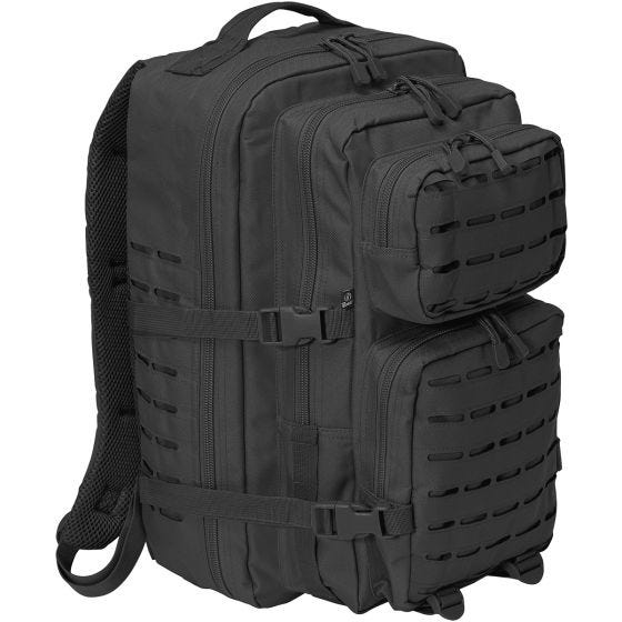 Mochila Grande Brandit US Cooper Lasercut - Preto