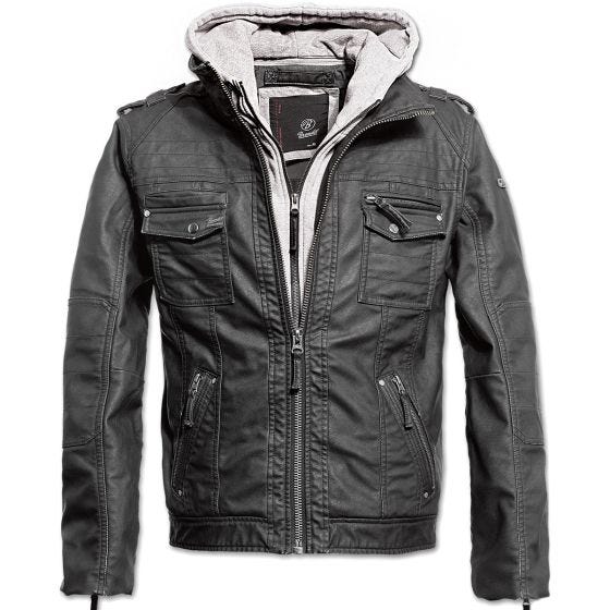 Casaco Brandit Black Rock - Preto/Cinza
