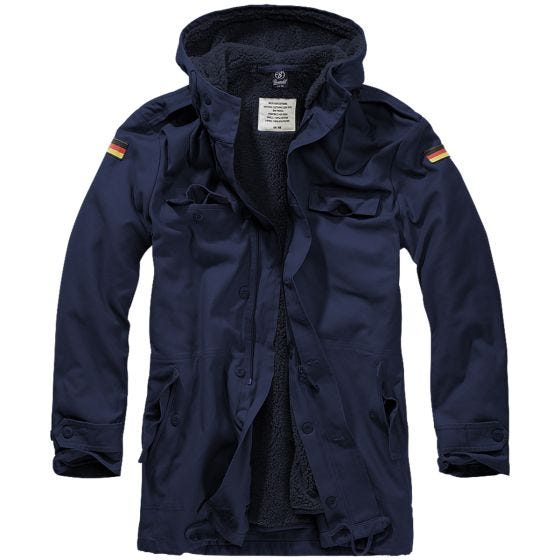 Parka com Bandeira Brandit BW - Navy