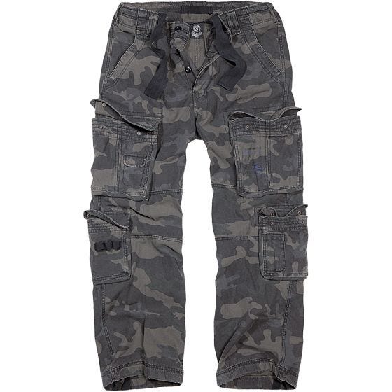 Calças Brandit Pure Vintage - Dark Camo