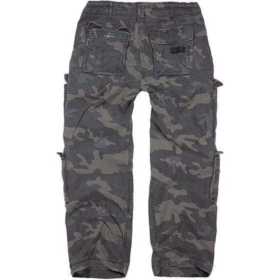 Calças Brandit Pure Vintage - Dark Camo