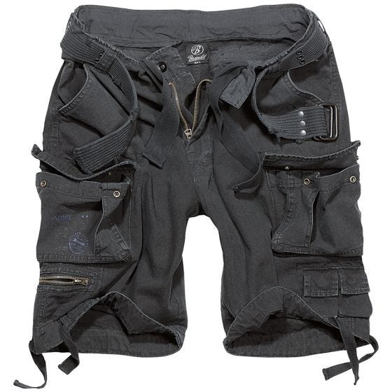 Calções Brandit Savage Vintage - Preto