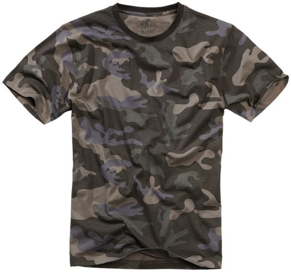 T-Shirt Brandit - Dark Camo