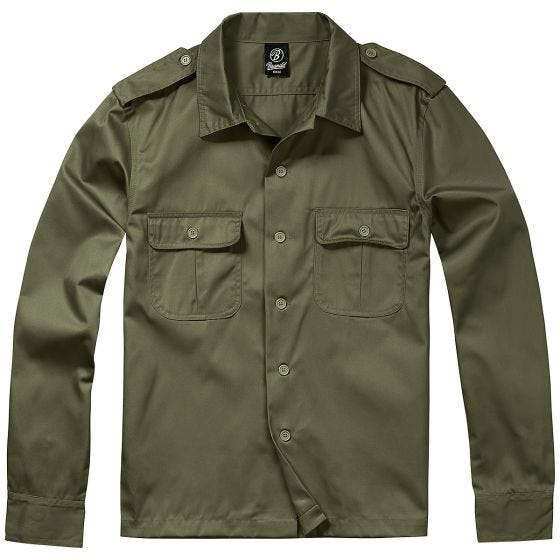 Sweatshirt Brandit US - Verde-Azeitona