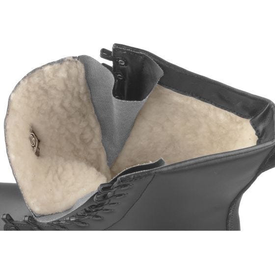 Botas Brandit Combat Para com Pelo Sintético - Preto