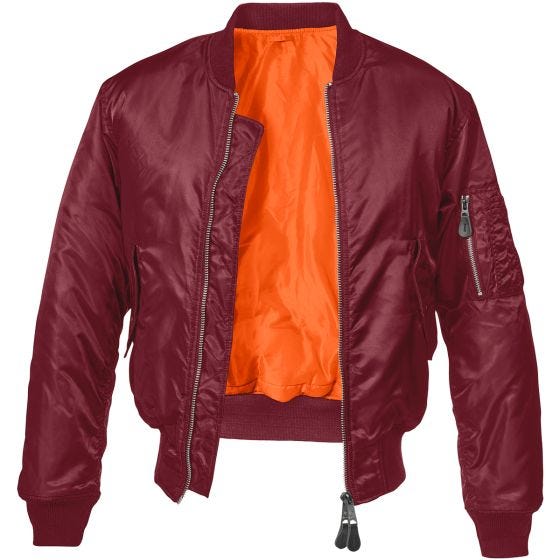 Casaco Brandit MA1 - Vermelho Escuro