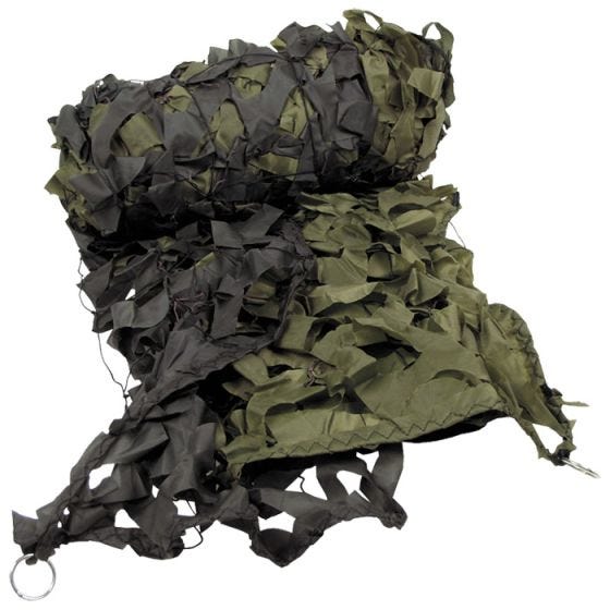 Rede de Camuflagem MFH 2x3 m - Verde-Azeitona