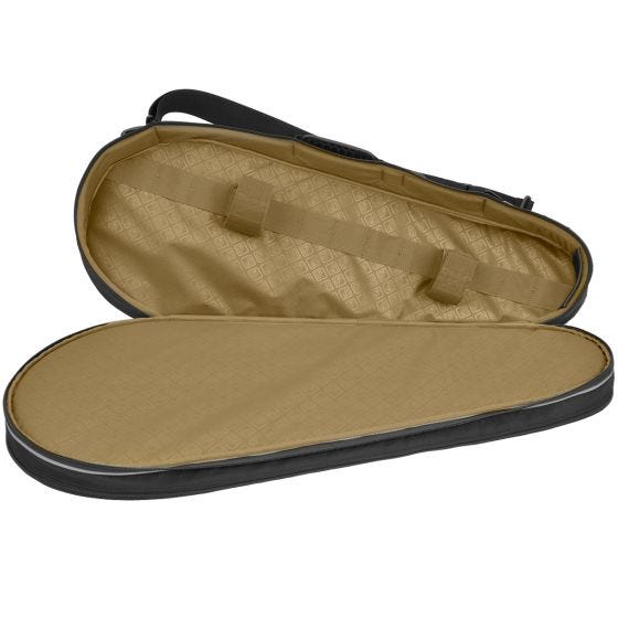 Civilian Dropshot Racket Style Padded Rifle Case Black
