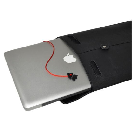 Capa para Portátil em Couro Civilian Pro Manila-15 MacBook Pro 15" - Preto