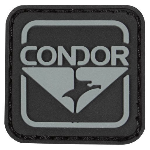 Remendo Emblema Condor PVC - Preto/Cinza