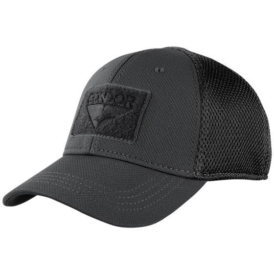 Boné com Rede Condor Flex Tático - Preto