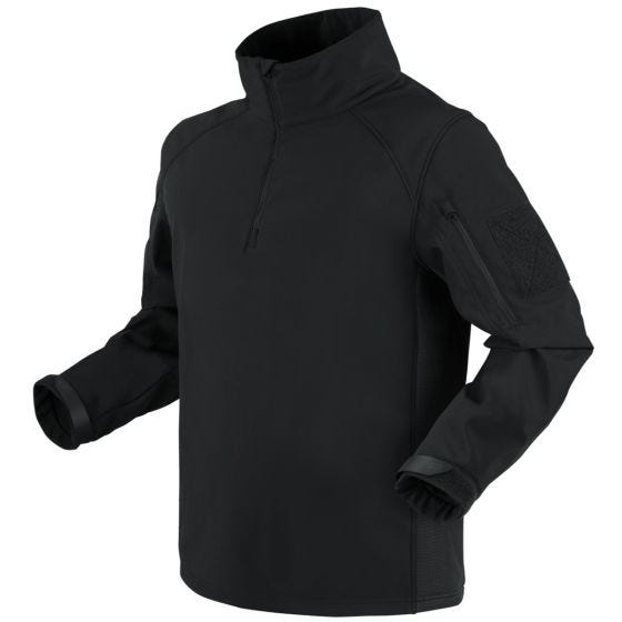 Casaco Softshell com Fecho 1/4 Condor Patrol - Preto