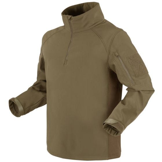 Casaco Softshell com Fecho 1/4 Condor Patrol - Tan