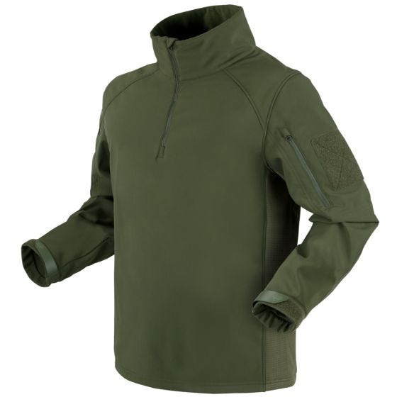 Casaco Softshell com Fecho 1/4 Condor Patrol - Olive Drab