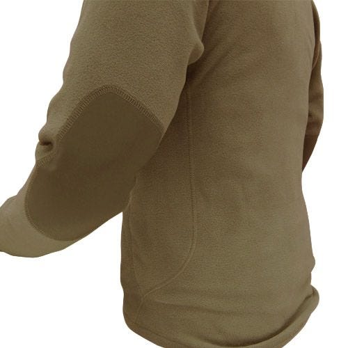 Pulôver de Malha Polar com Fecho 1/4 Condor - Tan