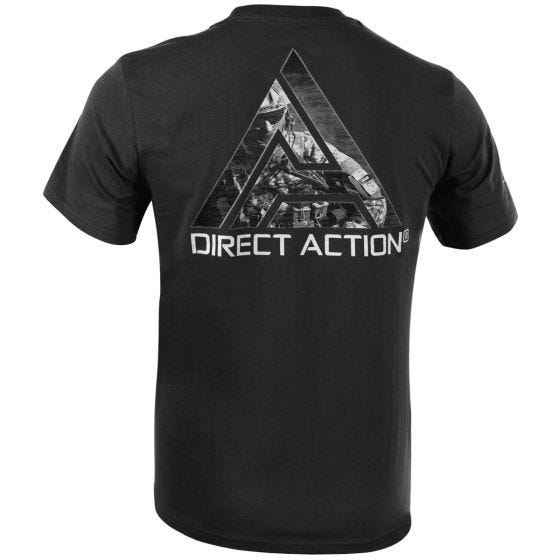 T-Shirt Direct Action Logo D.A. 3 Preto