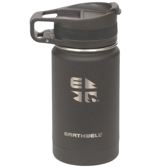 Termo com Sistema de Vácuo Earthwell Roaster Loop 355 ml - Volcanic Black