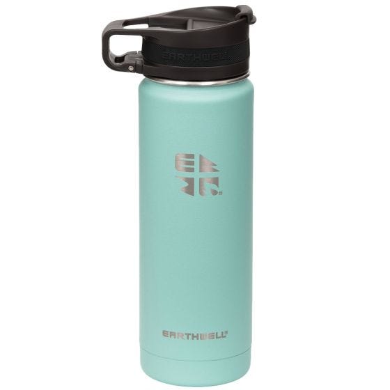 Termo com Sistema de Vácuo Earthwell Roaster Loop 592 ml - Aqua Blue