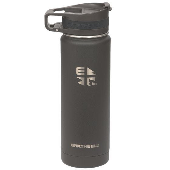 Termo com Sistema de Vácuo Earthwell Roaster Loop 592 ml - Volcanic Black