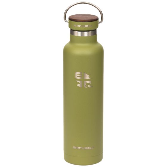 Termo com Sistema de Vácuo Earthwell Woodie 650 ml - Walnut/Sequoia Pine