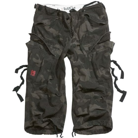 Calções 3/4 Surplus Engineer Vintage - Black Camo