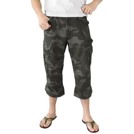 Calções 3/4 Surplus Engineer Vintage - Black Camo